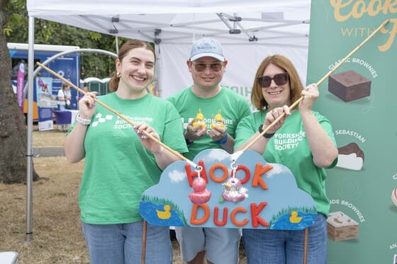 Yorkshire Building Society colleagues at Leeds Road Festival