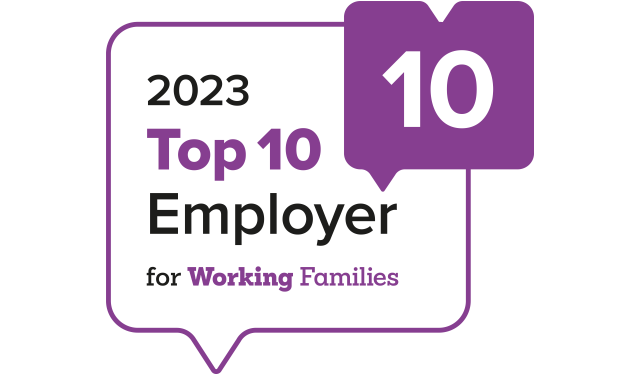 Top 10 Working Families Logo 