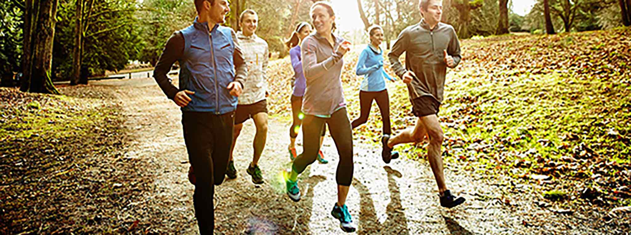 Friends running