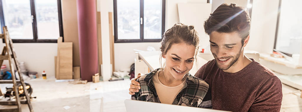 couple in house