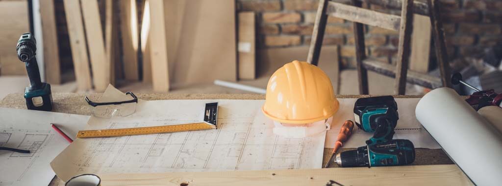 Building equipment on table