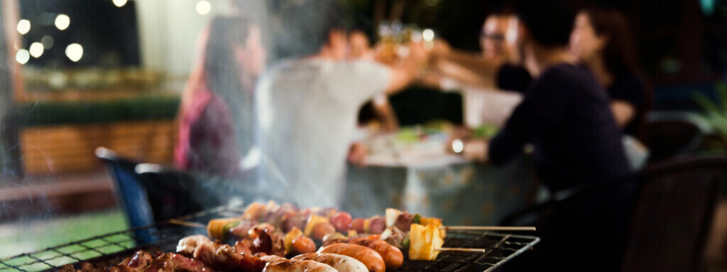 blurred barbeque