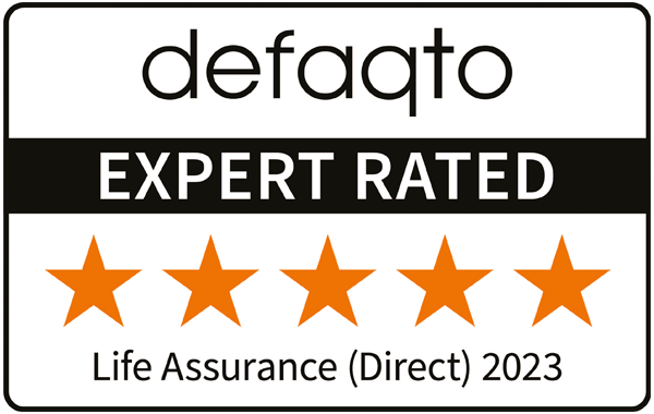 defaqto expert rated life assurance (direct) 2023 award
