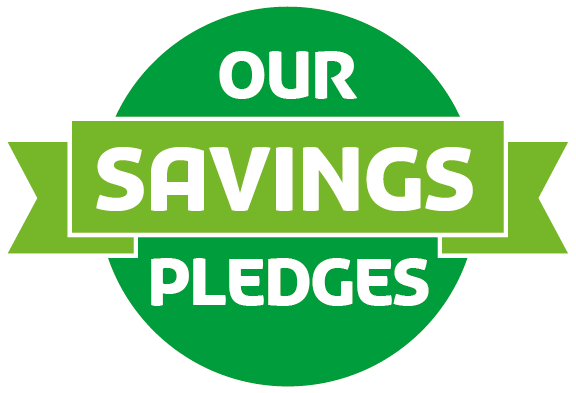 our savings pledges