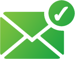 envelope with tick graphic
