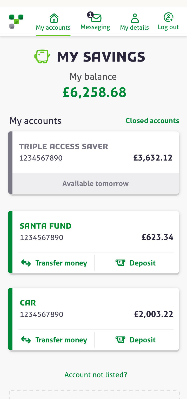 new overview page on mobile