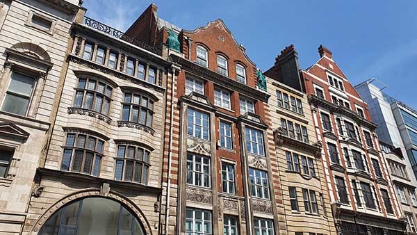 Grand buildings on street